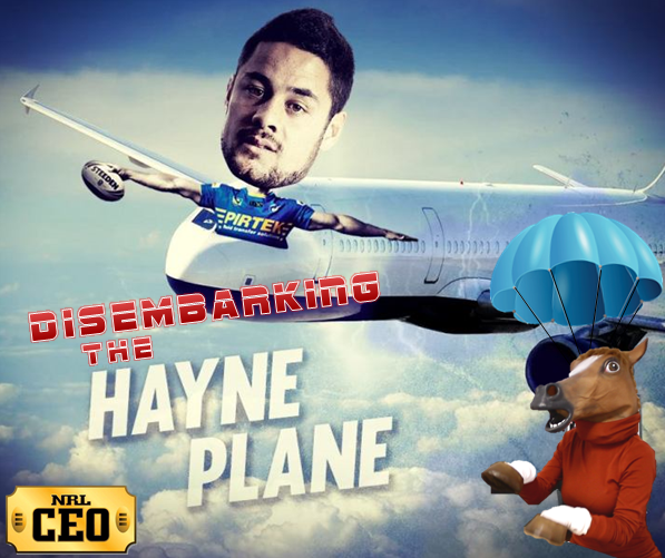 Disembarking the Hayne Plane